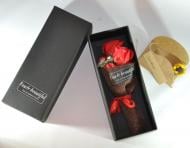 Букет троянд із мила в коробці Червоний (277587403)
