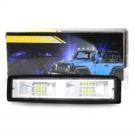 Фара LED прямокутна 48W 16 ламп 10/30V 6000K Фара LED прямокутна 48W 16 ламп 10/30V 6000K