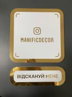 Инстаграм визитка Manific Decor 30х40 см (13.002) Инстаграм визитка Manific Decor 30х40 см (13.002)