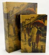 Шкатулка книга Гранд Презент Пара 2 шт. (27-KSH-PU155) Шкатулка книга Гранд Презент Пара 2 шт. (27-KSH-PU155)