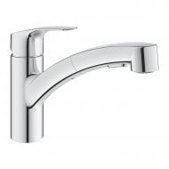 Змішувач для кухні Grohe Eurosmart 30305001 із висувною лійкою Хром (115774) Змішувач для кухні Grohe Eurosmart 30305001 із висувною лійкою Хром (115774)