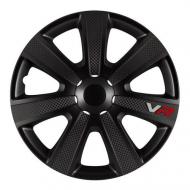 Ковпаки для коліс 4 Racing VR Carbon R13 4 шт. Black Ковпаки для коліс 4 Racing VR Carbon R13 4 шт. Black