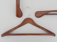 Вішалка для одягу Premium Hanger LS 45 см дерев'яна Коричневий Вішалка для одягу Premium Hanger LS 45 см дерев'яна Коричневий