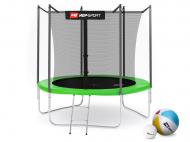 Батут Hop-Sport 8ft (244 см) с внутренней сеткой Зеленый Батут Hop-Sport 8ft (244 см) с внутренней сеткой Зеленый