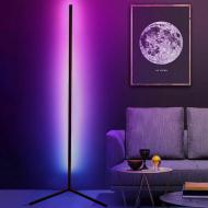 Угловая напольная RGB LED лампа с пультом с регулируемой яркостью Черный (120.649) Угловая напольная RGB LED лампа с пультом с регулируемой яркостью Черный (120.649)