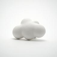 Освіжувач повітря автомобільний Хмара 3D на кліпсі керамічний з аромаолією (758205)