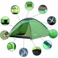 Палатка Kingcamp Elba 3, green (KT3038)