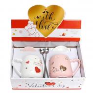 Набор фарфоровых заварников Flora Only Love 2 шт. 0,42 л (32142) Набор фарфоровых заварников Flora Only Love 2 шт. 0,42 л (32142)