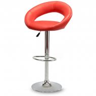 Барный стул Hoker FARO-EKO с регулированием высоты сиденья и поворотом на 360 градусов Красный (RR0279-3)