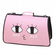 Сумка-переноска Taotaopets 258805 Smiley Pink для кішок 52x21x30 см Сумка-переноска Taotaopets 258805 Smiley Pink для кішок 52x21x30 см