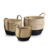 Комплект кошиків з ручками Flora Bali 3 шт. (30150) Комплект кошиків з ручками Flora Bali 3 шт. (30150)