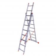 Лестница трехсекционная алюминиевая Laddermaster Sirius A3A8 3×8 (30442800)