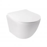 Унитаз подвесной Q-tap Jay безободковый с сиденьем Slim Soft-close (QT07335176W) Унитаз подвесной Q-tap Jay безободковый с сиденьем Slim Soft-close (QT07335176W)