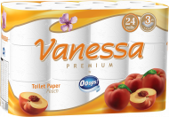Туалетний папір Ooops Vanessa Premium 3 шаровий 24 шт.