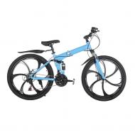 Велосипед з литими дисками Kucher "City Power Series A" складний шини 26" рама 17" Блакитний (1501205205)