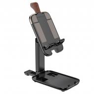 Настольная подставка для телефона/планшета Hoco Dawn folding desktop stand S28 4,7-14" Black Настольная подставка для телефона/планшета Hoco Dawn folding desktop stand S28 4,7-14" Black