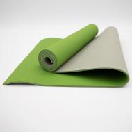 Килимок для йоги та фітнесу TPE OSPORT FI-0076 Yoga ECO Pro 183х61х0,6 см Оливково-сірий Килимок для йоги та фітнесу TPE OSPORT FI-0076 Yoga ECO Pro 183х61х0,6 см Оливково-сірий