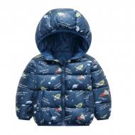 Куртка на синтепоне для мальчика Berni Kids Space ракеты р. 130 Синий (59352) Куртка на синтепоне для мальчика Berni Kids Space ракеты р. 130 Синий (59352)