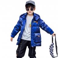 Куртка-пуховик детская Berni Kids Fashion водоотталкивающая с капюшоном р. 140 Синий (59371) Куртка-пуховик детская Berni Kids Fashion водоотталкивающая с капюшоном р. 140 Синий (59371)