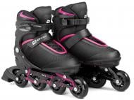 Роликовые коньки Hop-Sport HS-903 3в1 Motion S Черно-розовый Роликовые коньки Hop-Sport HS-903 3в1 Motion S Черно-розовый