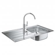 Набір кухонна мийка Grohe Sink K200 + змішувач Grohe BauEdge Набір кухонна мийка Grohe Sink K200 + змішувач Grohe BauEdge