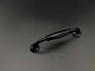 Ручка мебельная металлическая 96 мм Черный (929610813)
