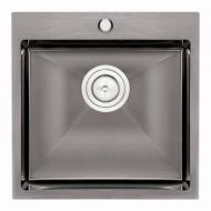 Мойка для кухни Q-tap D5050BL 2,7/1,0 мм (QTD5050BLPVD10) Мойка для кухни Q-tap D5050BL 2,7/1,0 мм (QTD5050BLPVD10)
