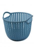 Корзина для хранения Yimei 32х30,4х26,5 см Голубой (K10-111714) Корзина для хранения Yimei 32х30,4х26,5 см Голубой (K10-111714)