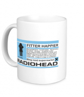 Кружка Radiohead 2 Белый Кружка Radiohead 2 Белый