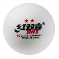 Мячи для настольного тенниса DHS 2* 10 шт. Белый (D-2/10)