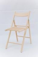 Розкладний стілець для дому та дачі Білий