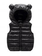 Жилет на синтепоне детский Berni Kids Мишка р. 90 с ушками Черный (53979) Жилет на синтепоне детский Berni Kids Мишка р. 90 с ушками Черный (53979)