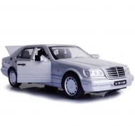 Машинка АвтоМир Mercedes-Benz W140 S-Class металлическая 1:32 Серый (011015) Машинка АвтоМир Mercedes-Benz W140 S-Class металлическая 1:32 Серый (011015)