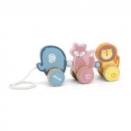 Дерев'яна каталка Viga Toys PolarB Звірята (44023) Дерев'яна каталка Viga Toys PolarB Звірята (44023)