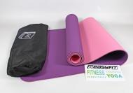 Килимок для йоги EasyFit TPE+TC 183х61 см Фіолетовий/Рожевий (EF-TPE6VPC) Килимок для йоги EasyFit TPE+TC 183х61 см Фіолетовий/Рожевий (EF-TPE6VPC)