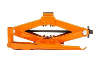 Домкрат механический ромб Elegant 100840 на 2 т усиленный из стали и резиновая подушка Оранжевый (10846)