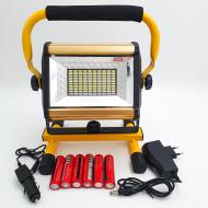 Прожектор светодиодный 100W 6х18650 W808 Желтый Прожектор светодиодный 100W 6х18650 W808 Желтый
