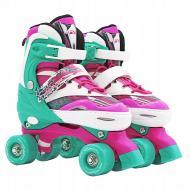 Роликовые коньки SportVida SV-LG0039 Size 31-34 Pink/Green Роликовые коньки SportVida SV-LG0039 Size 31-34 Pink/Green