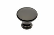 Ручка мебельная-кнопка TERNI Черный хром (GZ-TERNI-1-12)