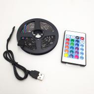 Стрічка світлодіодна UKC RGB 5050 з пультом від USB 2 м (5d67f1fa) Стрічка світлодіодна UKC RGB 5050 з пультом від USB 2 м (5d67f1fa)
