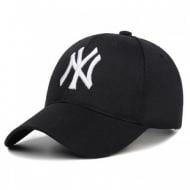 Кепка бейсболка логотип NY New York унисекс Белый/Черный
