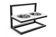 Миски для собак Harley and Cho з регульованою висотою 1,8 л White Stone/Black (3300175) Миски для собак Harley and Cho з регульованою висотою 1,8 л White Stone/Black (3300175)