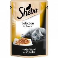 Sheba Корм Selection in Sauce с домашней птицей в соусе 85 г