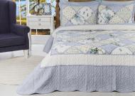 Набор покрывало с наволочкой Home sweet home Brenda печворк полуторный 180x250 см Blue Набор покрывало с наволочкой Home sweet home Brenda печворк полуторный 180x250 см Blue