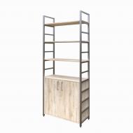 Стеллаж металлический Loft Details MM-190-2 Сосна лофт кремовая 36 мм Стеллаж металлический Loft Details MM-190-2 Сосна лофт кремовая 36 мм