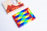 Змейка Рубика радужная PuzzleCube на 48 элементов