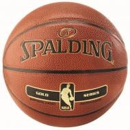 Мяч баскетбольный Spalding NBA Gold IN/OUT Size 7 Мяч баскетбольный Spalding NBA Gold IN/OUT Size 7