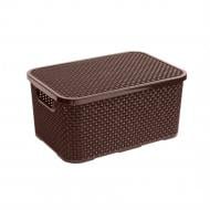 Ящик для зберігання BranQ Rattan з кришкою 10 л Шоколад (BRQ1723-cho) Ящик для зберігання BranQ Rattan з кришкою 10 л Шоколад (BRQ1723-cho)