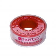 Фум стрічка SANTAN 12х0,1 мм 10 м Червоний (41155) Фум стрічка SANTAN 12х0,1 мм 10 м Червоний (41155)