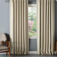 Шторы Pivdenne блэкаут 200х270 см 1 шт кремовый Айвори (80002-200) Шторы Pivdenne блэкаут 200х270 см 1 шт кремовый Айвори (80002-200)
